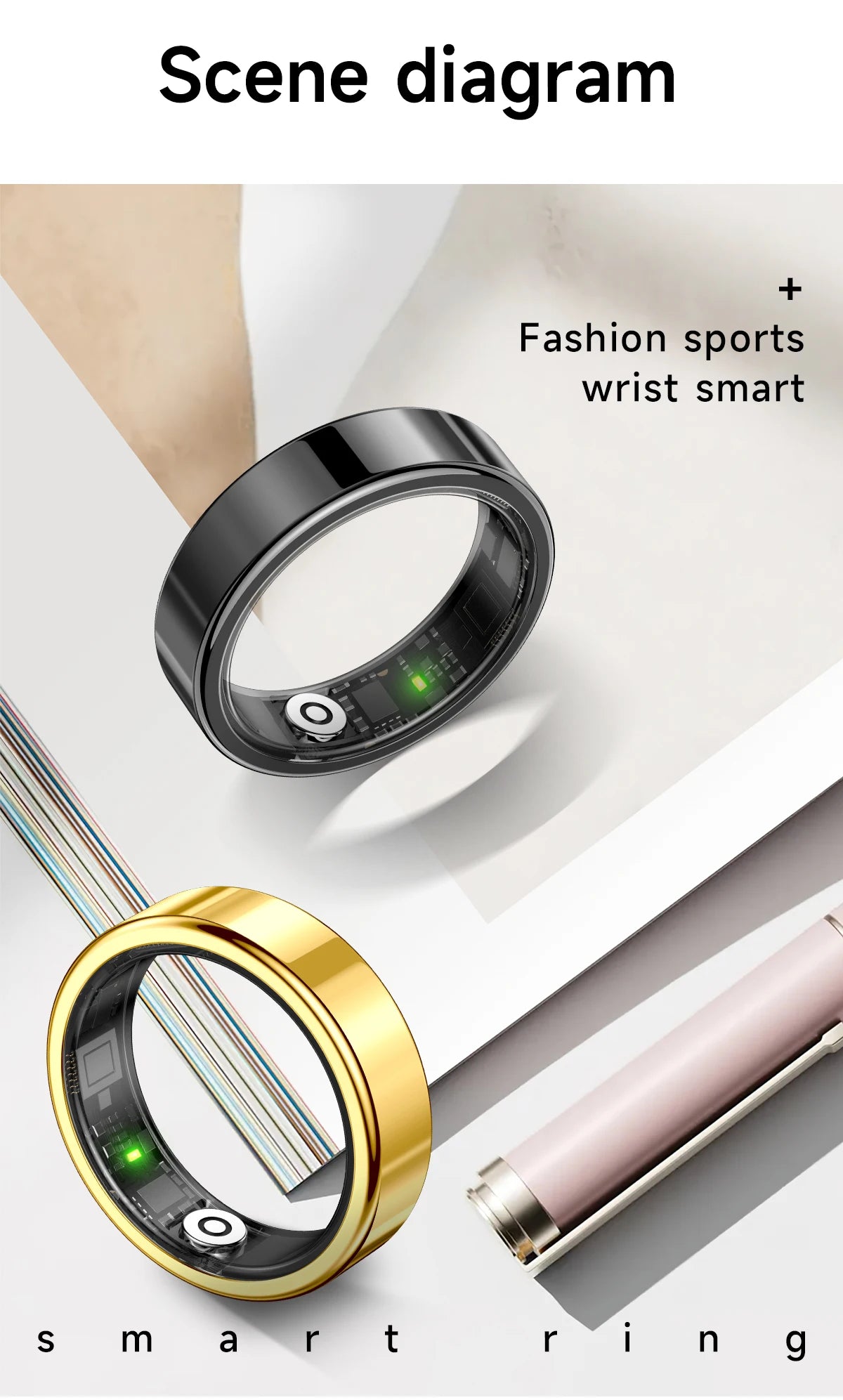 Smart Ring For Heart Rate & Sleep
