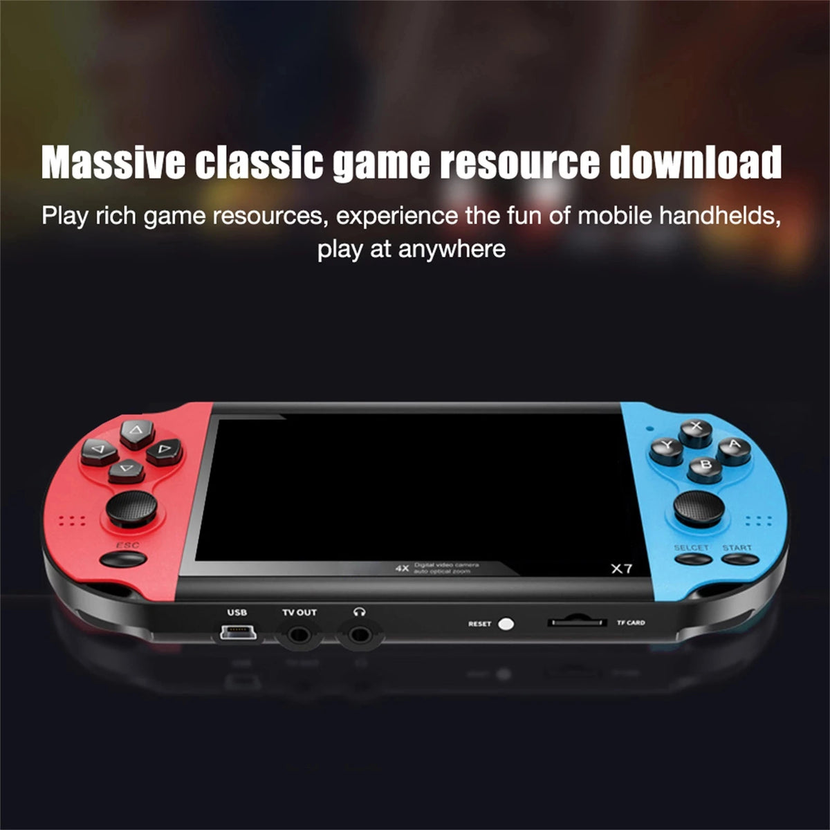 Retro Video Game Console Portable Handheld Gaming Videogame Machine