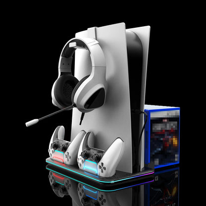 RGB Light And 3 Levels Turbo Cooling Station With Controller Charging
