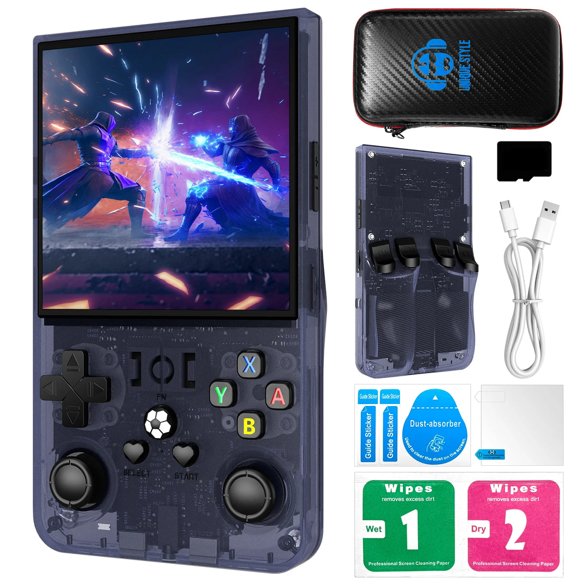 R36max Retro Handheld Game Console Chip 22000+games Open Source Linux