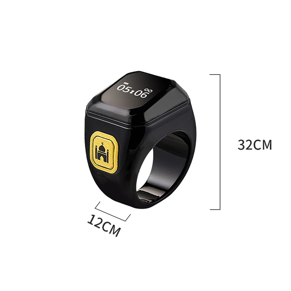 Newest Ring Smart Prayer Ring Prayer Reminder Tasbih Counter Time