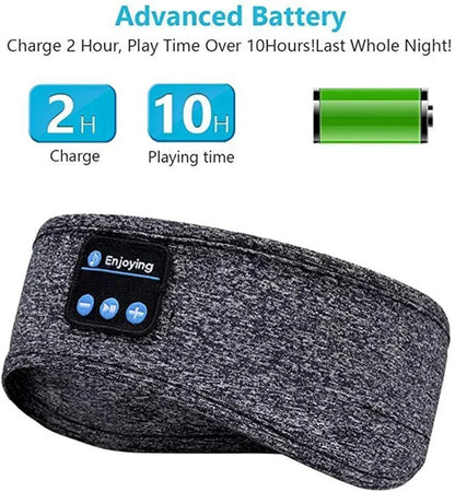 Wireless Bluetooth Headband Earphones Sports Headphones Elastic