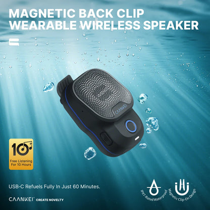 Wearable Bluetooth Speaker IPX7 Waterproof Portable Speakers Outdoor
