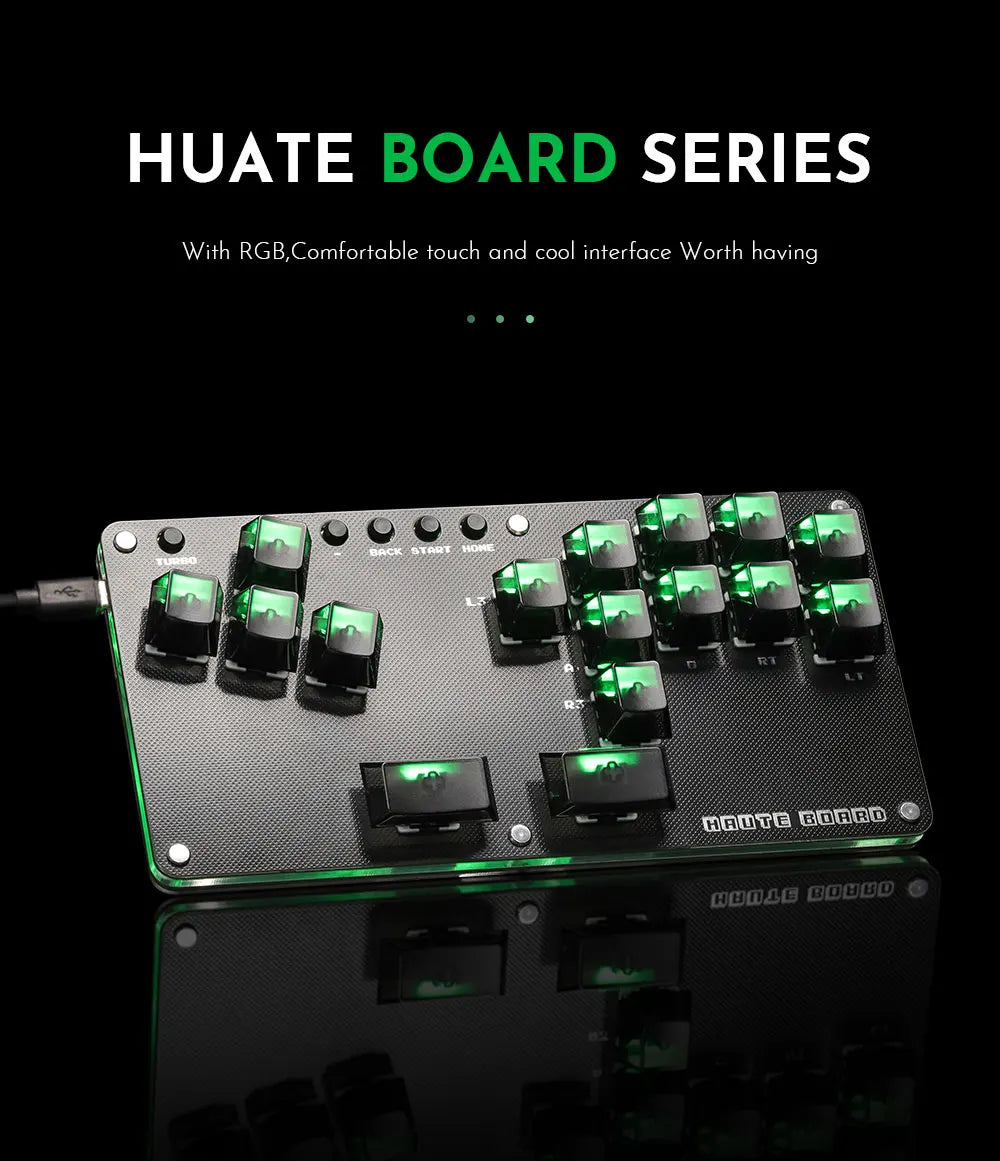 Cosmox Mini Stickless Arcade Controller Fightstick Hitbox For PC