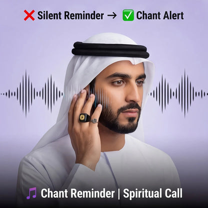 Newest Ring Smart Prayer Ring Prayer Reminder Tasbih Counter Time