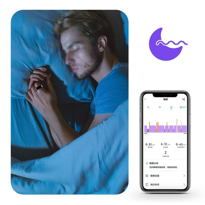 Smart Ring Health Tracker Sleep Monitor 24H Heart Rate Blood Oxygen