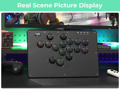 Fightstick Arcade Controller Joystick Hitbox Leverless Control