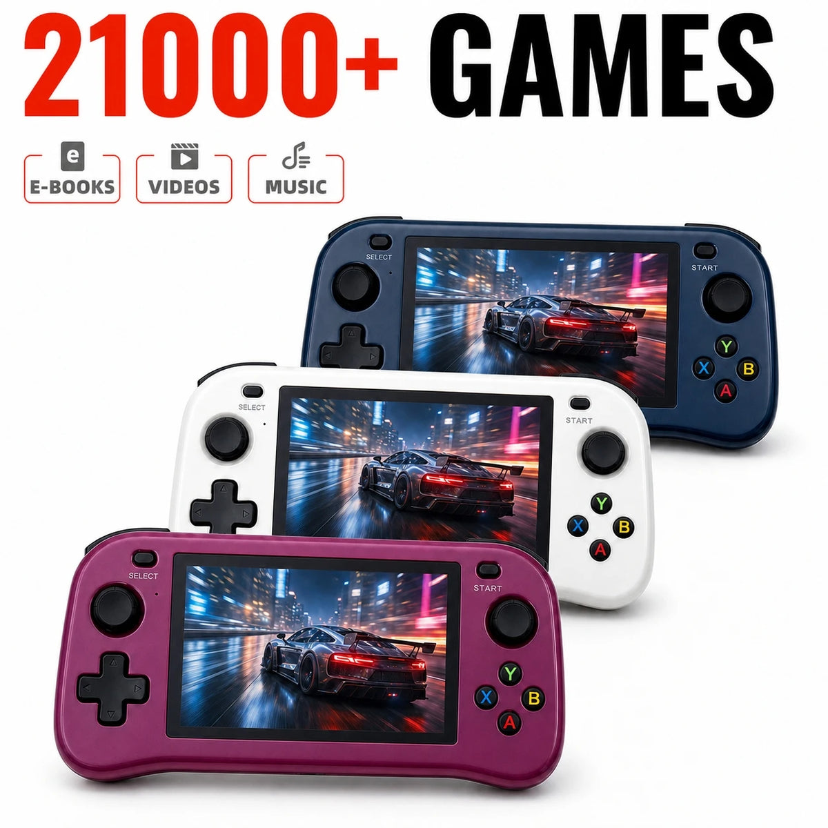 Retro Pocket Handheld Game Console 4.5'' IPS Screen Portable Video