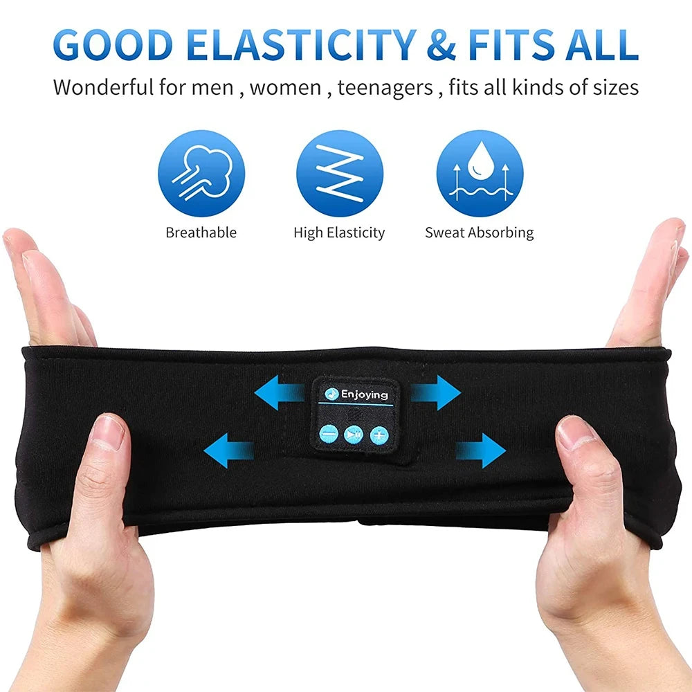 Huaweishi Bluetooth 5.4 Earphones Sports Sleeping Headband Elastic