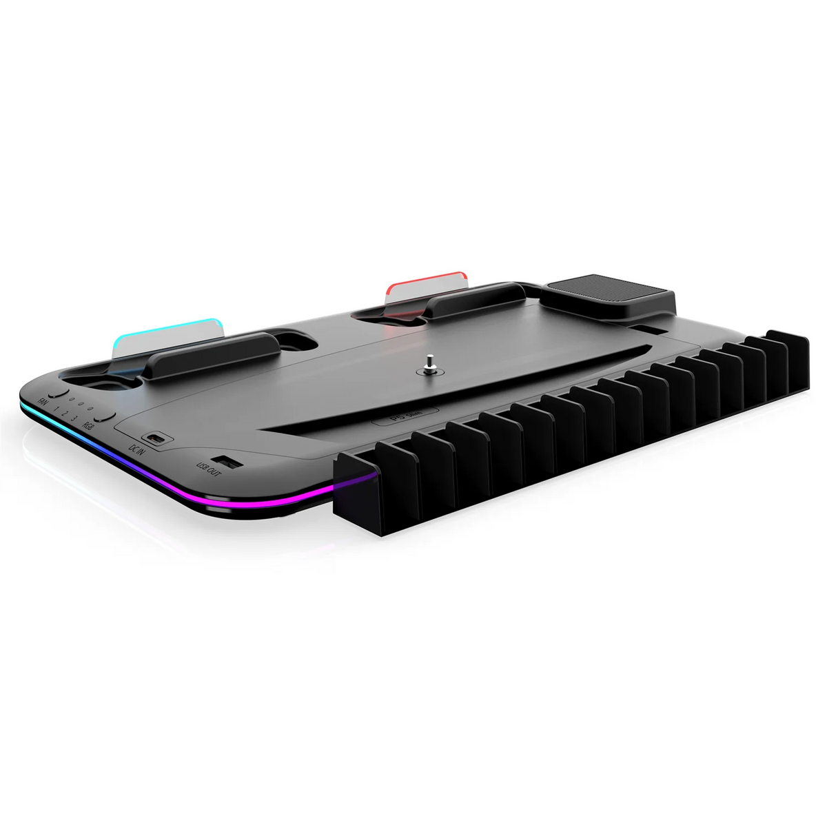 RGB Light And 3 Levels Turbo Cooling Station With Controller Charging
