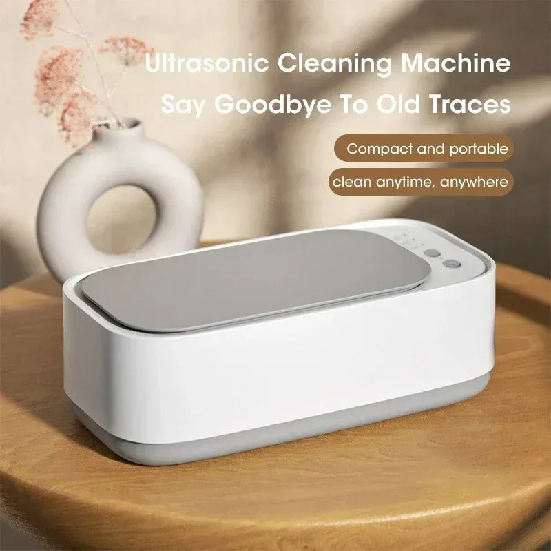 Portable Ultrasonic Cleaner Compact Ultrasonic Glasses Cleaning