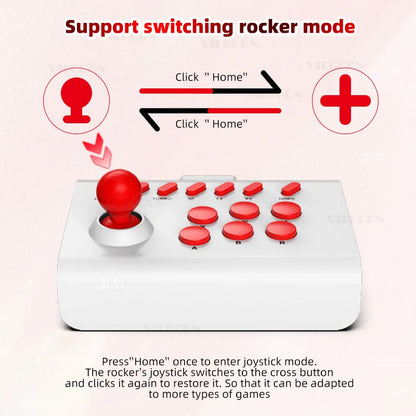 Arcade Joystick Wireless Gaming Controller For