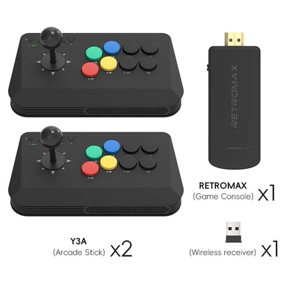 Wireless Y3A Max Arcade Stick Fight Joystick For PC TV Box