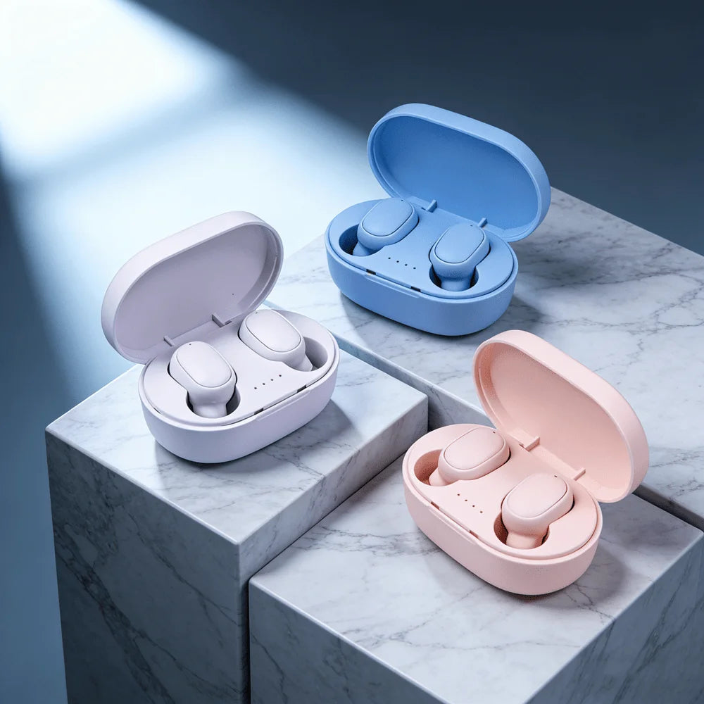 Wireless Bluetooth 5.3 Earphones TWS Hifi Sound Earbuds Gaming Sports