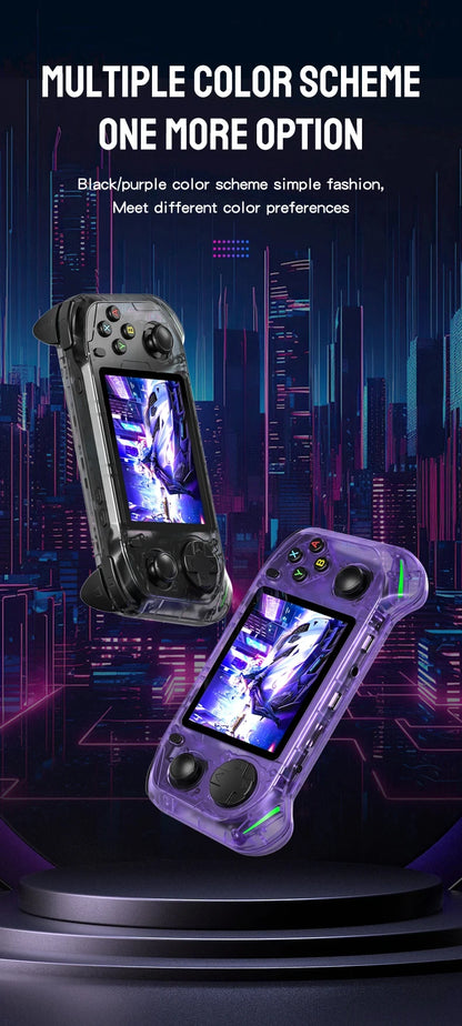 RX6H Retro Handheld Game Console Linux System 3.5 Inch IPS Screen