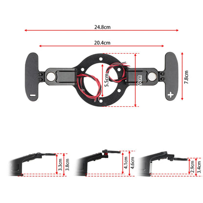 Racing Simulation Steering Wheel Magnetic Shift Paddles For Gaming 9