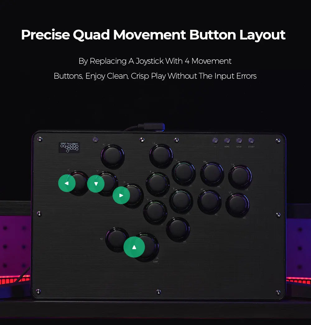 Fightstick Arcade Controller Joystick Hitbox Leverless Control