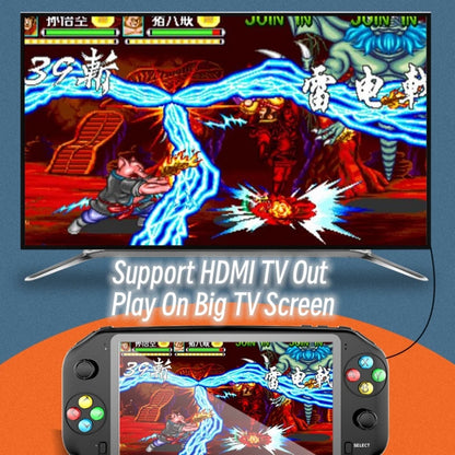 Portable Retro Game Console 7 Inch HD Screen Arcade Video Gaming