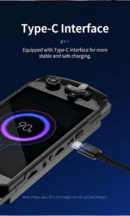 Retro Handheld Game Console 4.5 Inch IPS Screen Linux System Portable
