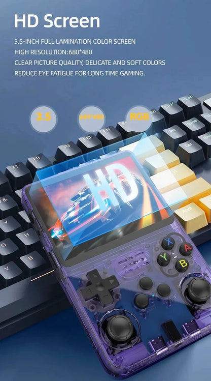 Retro Game Console 3.5-inch Linux Open-source System Portable