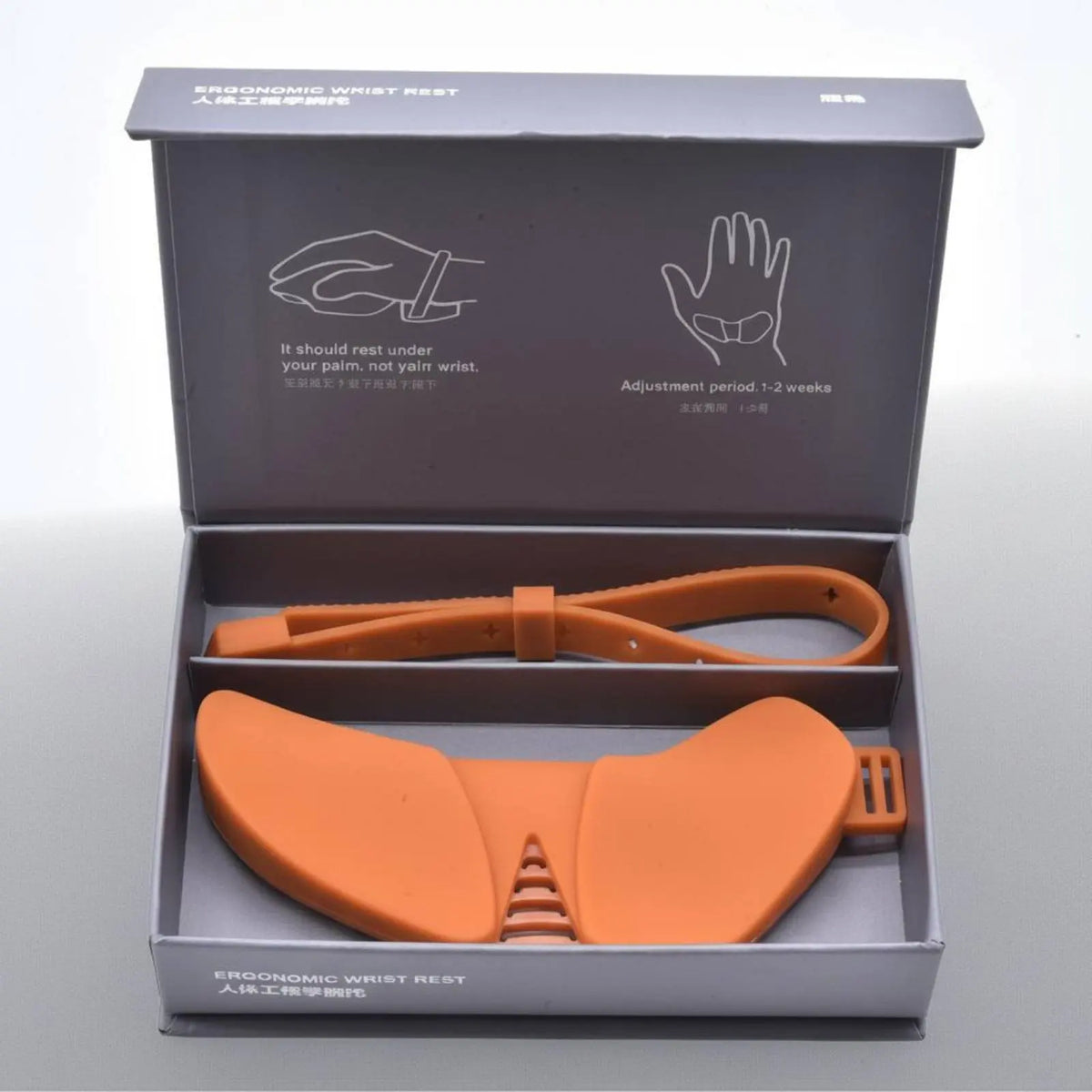 Wearable Mouse Wrist Rest Attachable Strap Ergonomic Hand Brace