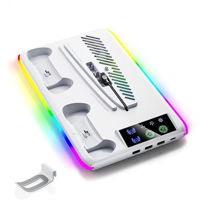 For Console Slim/console Stand Cooling Holder & Controller Charging