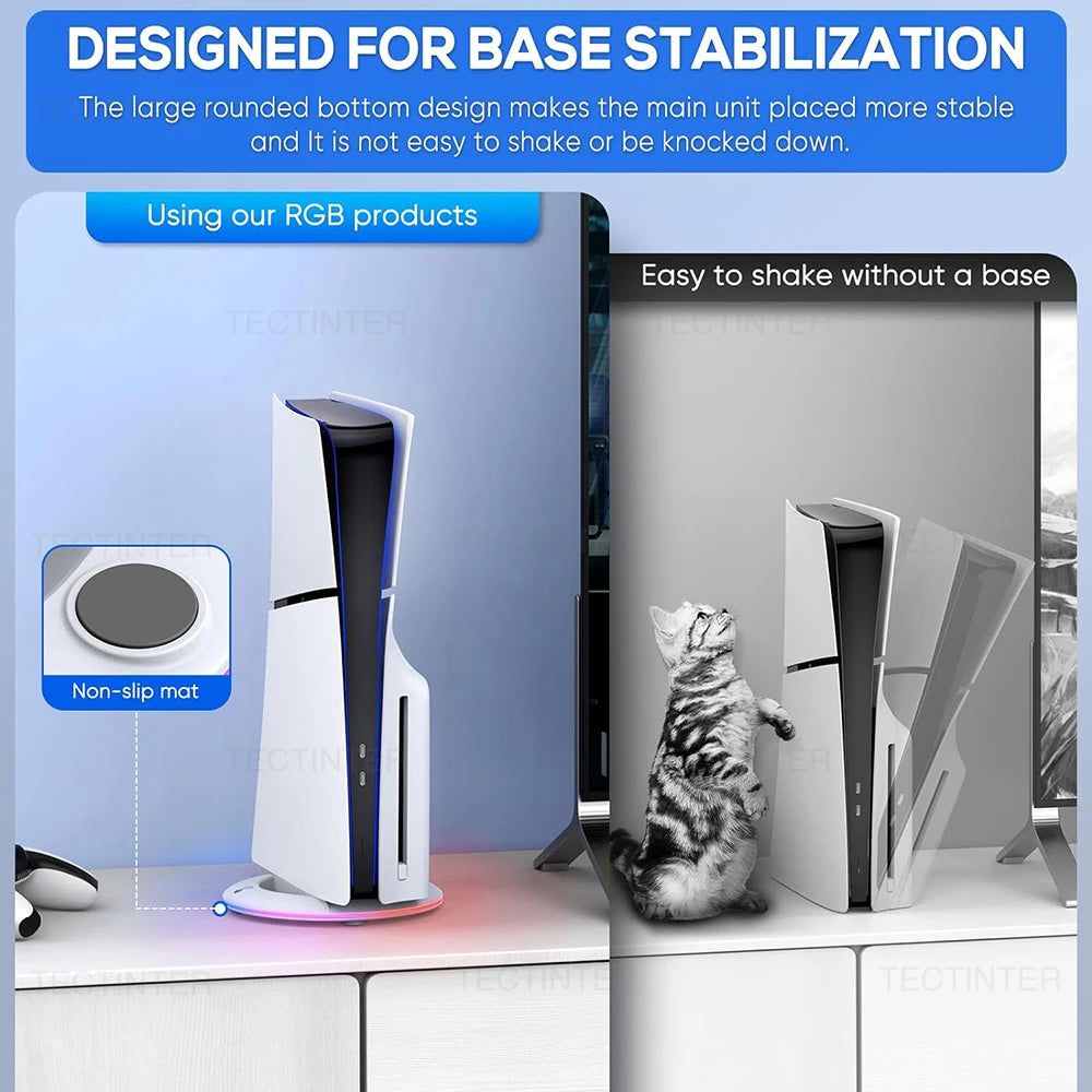 RGB Vertical Cooling Stand For Console Slim/console Pro Console