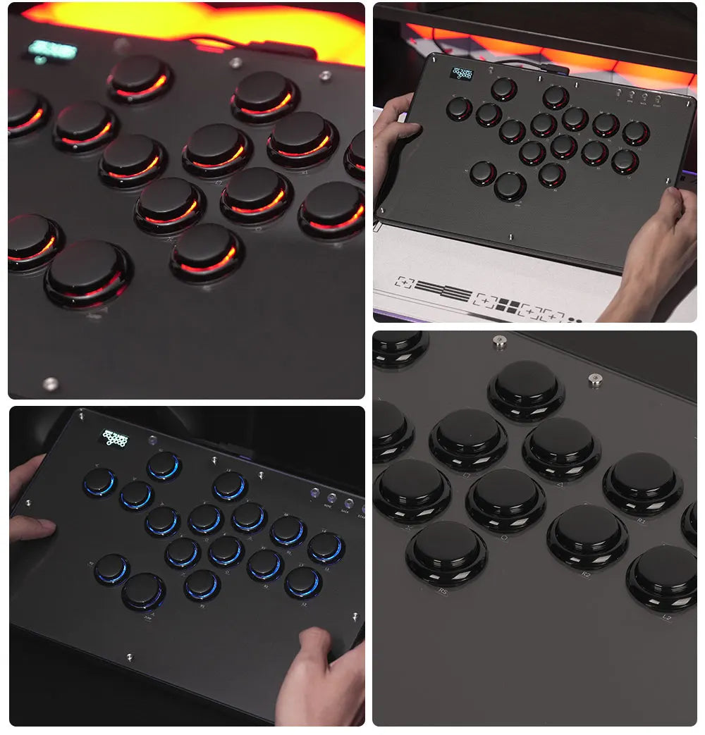 Fightstick Arcade Controller Joystick Hitbox Leverless Control
