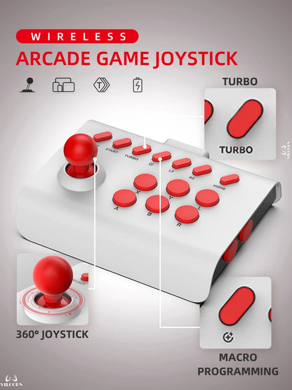 Arcade Joystick Wireless Gaming Controller For