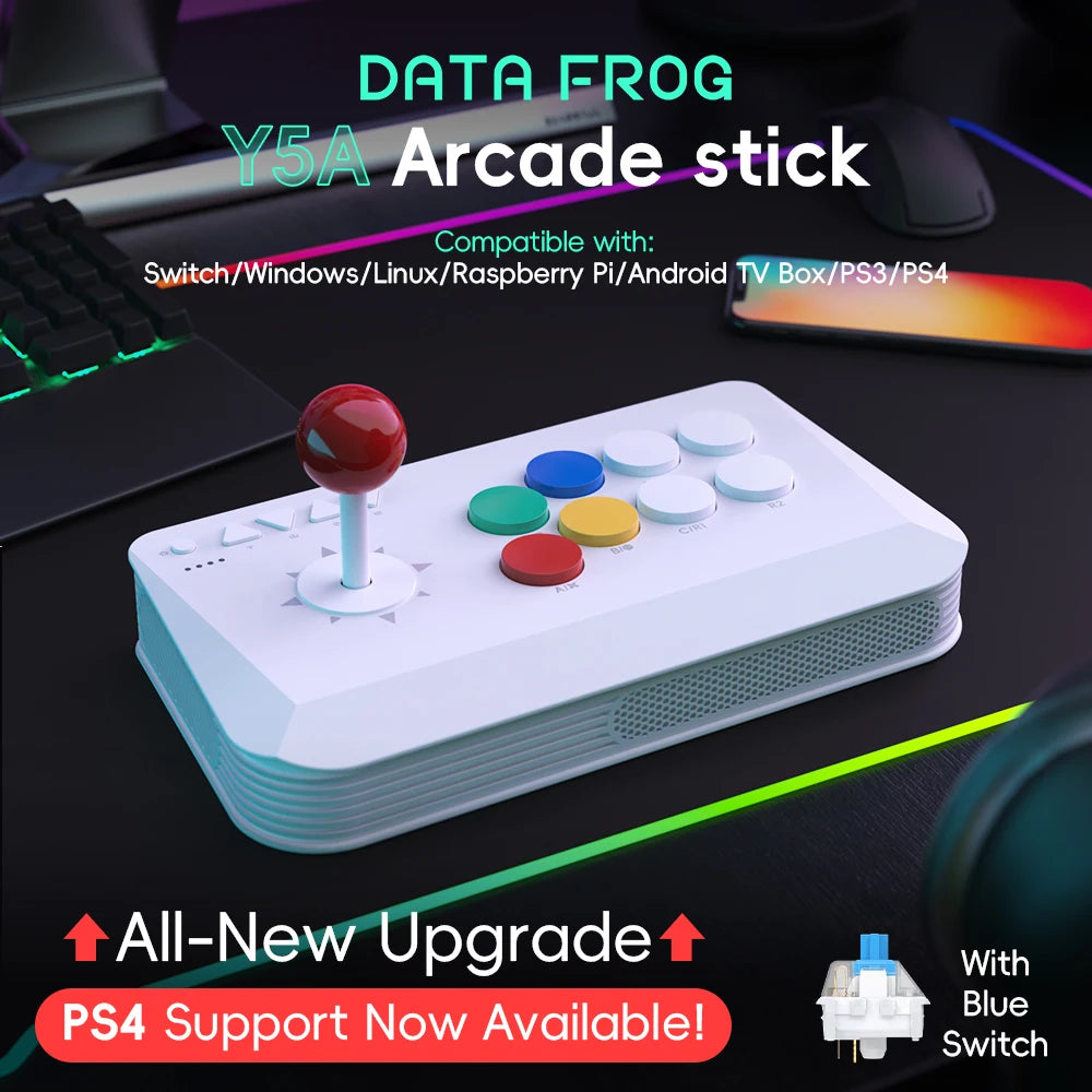 Y5A Arcade Stick For Console 2 & Windows PC Wireless Arcade Fight