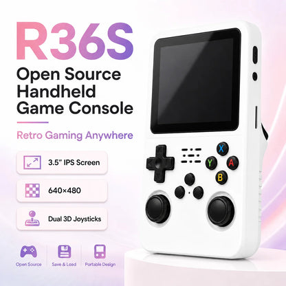 Portable Retro Handheld Game Console 3.5 Inch IPS Screen Linux
