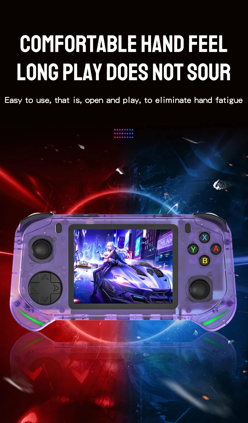 RX6H Retro Handheld Game Console Linux System 3.5 Inch IPS Screen