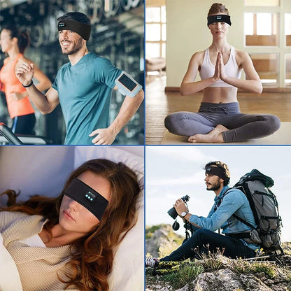 Huaweishi Bluetooth 5.4 Earphones Sports Sleeping Headband Elastic
