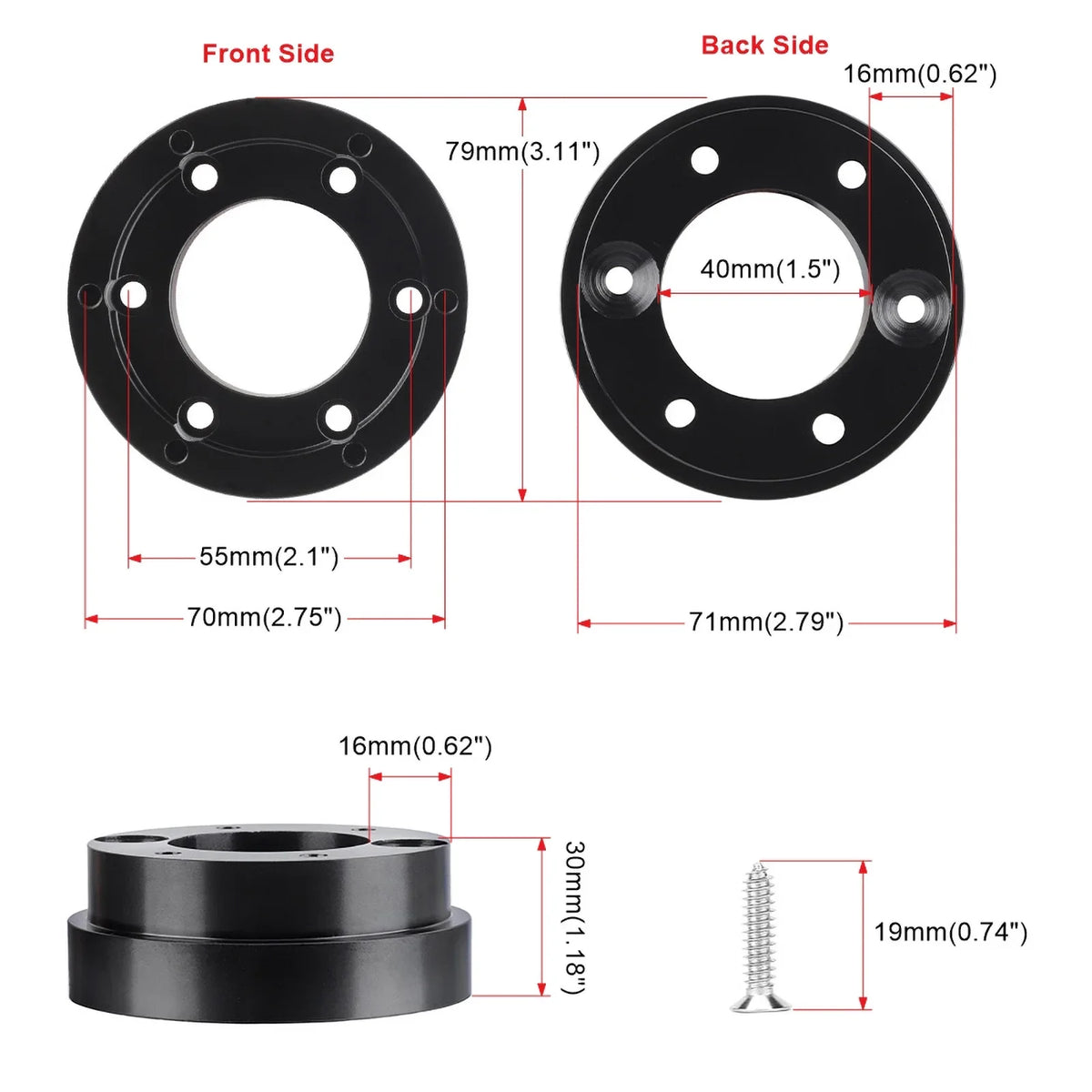 For Gaming Auto Sport Drifting Steering Wheels 350mm 1