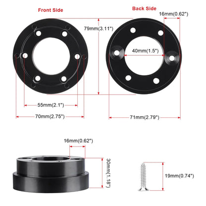 For Gaming Auto Sport Drifting Steering Wheels 350mm 1